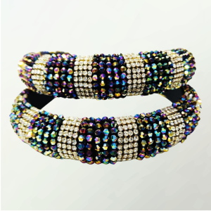 Rainbow Crystal Glam Hairband Set