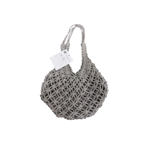 Knitted/Crochet Metallic Mesh Tote Bag