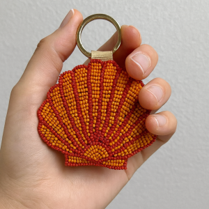 Sunset Shell Keychain