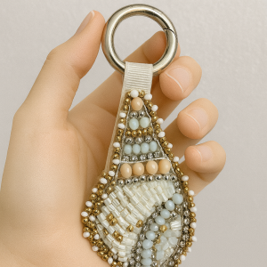 Crystal Drop Keychain