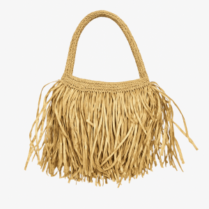Raffia Fringe Handbag