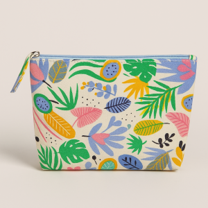 Tropical Print Pouch