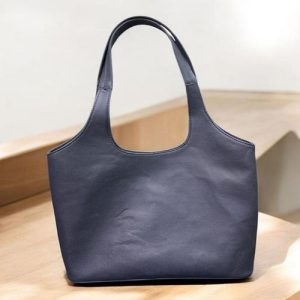Navy Blue Casual Tote