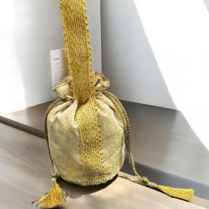 Golden Brocade Potli Bag