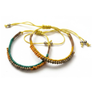 Handcrafted Boho Friendship Bracelet Set – Multicolor Beaded Adjustable Bracelets